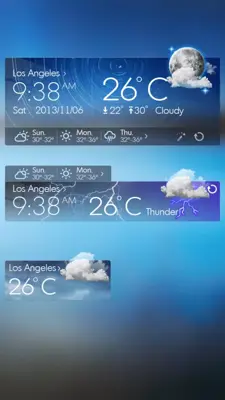 Glass View Style Reward GO Weather EX android App screenshot 0