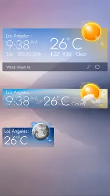 Glass View Style Reward GO Weather EX android App screenshot 1